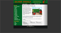Desktop Screenshot of oliverdecals.com